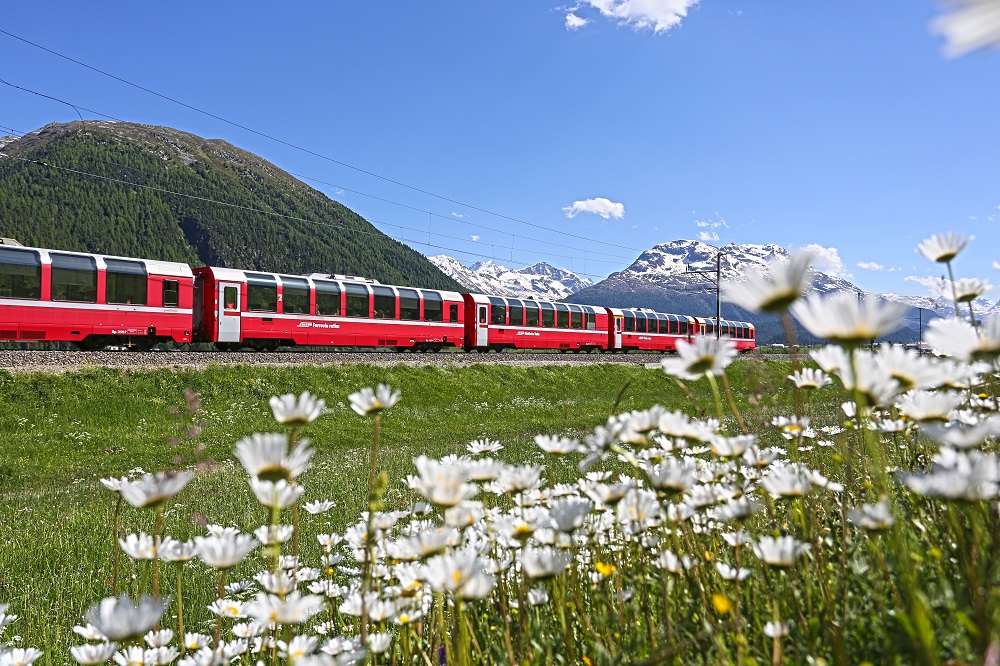 Alpensternfahrt D-A-CH-I mit Bernina-Express Himmelfahrt