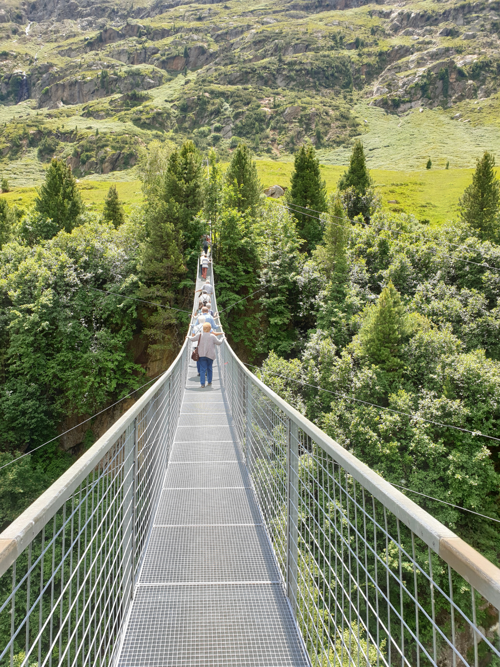 Sperlich Busreisen Hochgebirgswelt der Alpen - Hängebrücke
